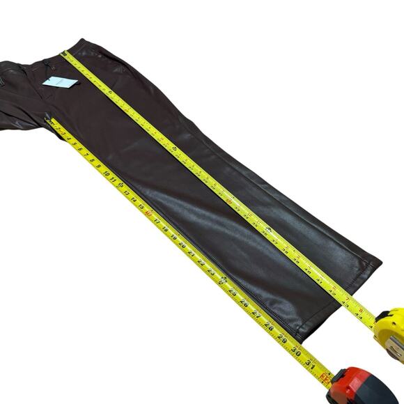 Judy Blue Faux Leather Tummy Control High Rise Straight size 15/32 Style JB88754 - Picture 10 of 11